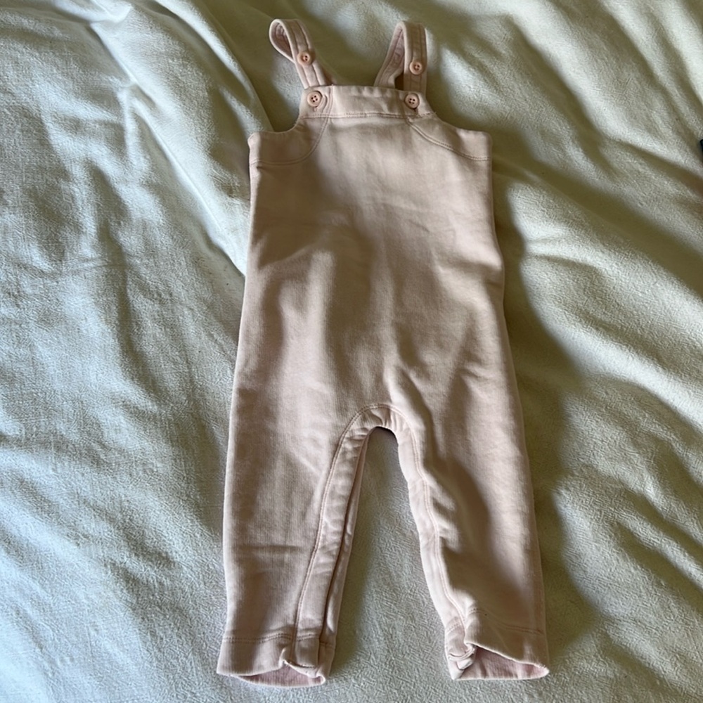 Hanna Andersson Pink Overalls. Size 18-24 months